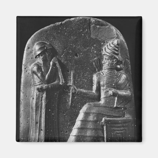 Aimant Code de Hammurabi, haut de la stèle (Devant)