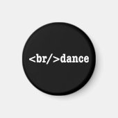 Aimant code HTML de rupture (Devant)