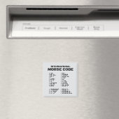 Aimant Code Morse international A-Z 0-9 (In Situ (Lave-vaisselle))