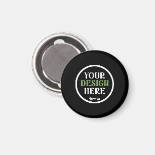 Aimant Code QR de logo noir personnalisé pour la marque c