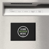 Aimant Code QR de logo noir personnalisé pour la marque c (In Situ (Lave-vaisselle))