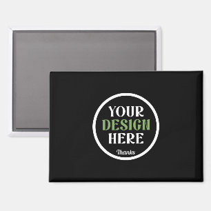 Aimant Code QR de logo noir personnalisé pour la marque c