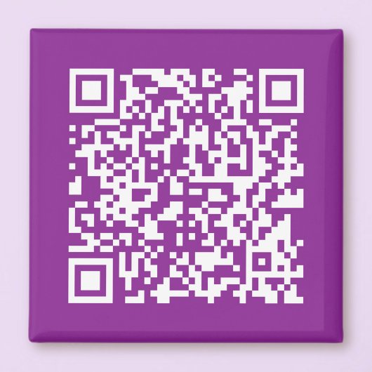 Aimant Code QR instantané avec l'URL de votre site web |