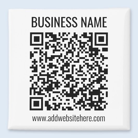 Aimant Code QR instantané (entrez l'URL de votre site Web