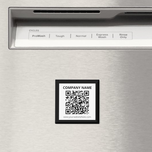 Aimant Code QR modifiable et conception personnalisée sim (In Situ (Lave-vaisselle))