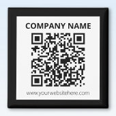 Aimant Code QR modifiable et conception simple personnali