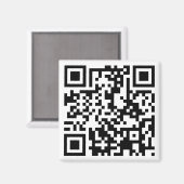Aimant code QR personnalisable (Recto/Verso)