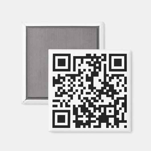 Aimant code QR personnalisable (Recto/Verso)