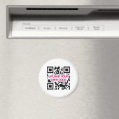 Aimant Code QR personnalisable (In Situ (Lave-vaisselle))
