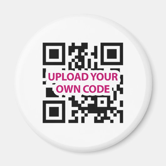 Aimant Code QR personnalisable (Devant)
