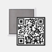 Aimant code QR personnalisable (Recto/Verso)