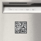 Aimant code QR personnalisable (In Situ (Lave-vaisselle))