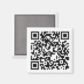 Aimant Code Qr personnalisé (Recto/Verso)