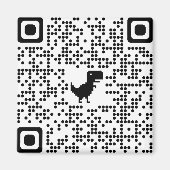 Aimant Code QR pour le RAickroll (Devant)