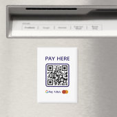 Aimant Code QR simple et professionnel pour le paiement p (In Situ (Lave-vaisselle))