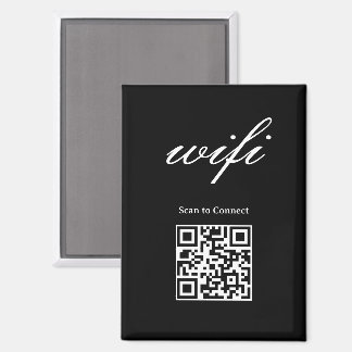 Aimant | Code Qr Wifi Moderne