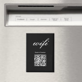 Aimant | Code Qr Wifi Moderne (In Situ (Lave-vaisselle))