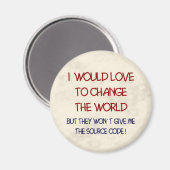 Aimant code source (Recto/Verso)