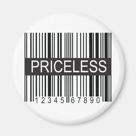 Aimant code upc sans prix (Devant)