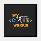 Aimant Code works funny programmer coding software (Devant)