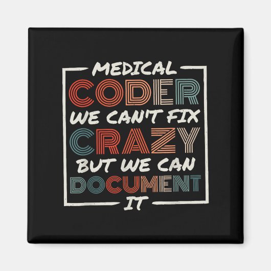Aimant Codeur médical que nous ne pouvons pas réparer, co (Devant)