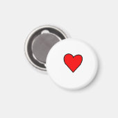 Aimant coeur (Recto/Verso)