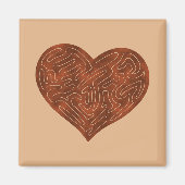 AIMANT COEUR A-MAZE-ING (ROUGE) (Devant)