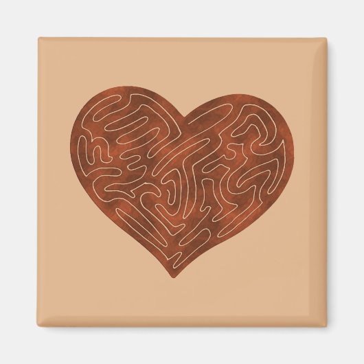 AIMANT COEUR A-MAZE-ING (ROUGE) (Devant)