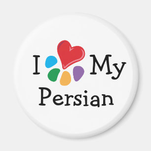 Aimant Coeur animal de Lover_I mon Persan