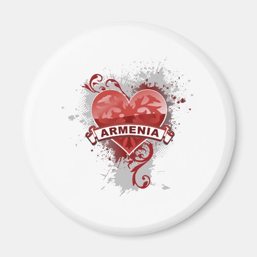 Aimant Coeur Arménie (Devant)