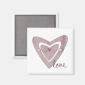 Aimant Coeur avec flèche (Recto/Verso)