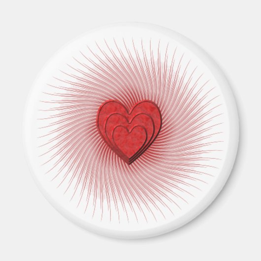 Aimant Coeur brillant (Devant)