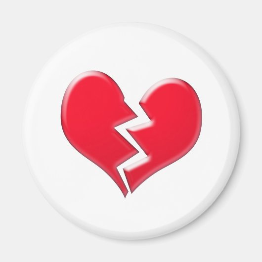 Aimant Coeur brisé (Devant)