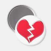 Aimant Coeur brisé (Recto/Verso)