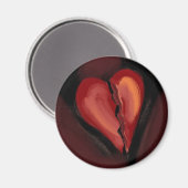 Aimant Coeur brisé (Recto/Verso)