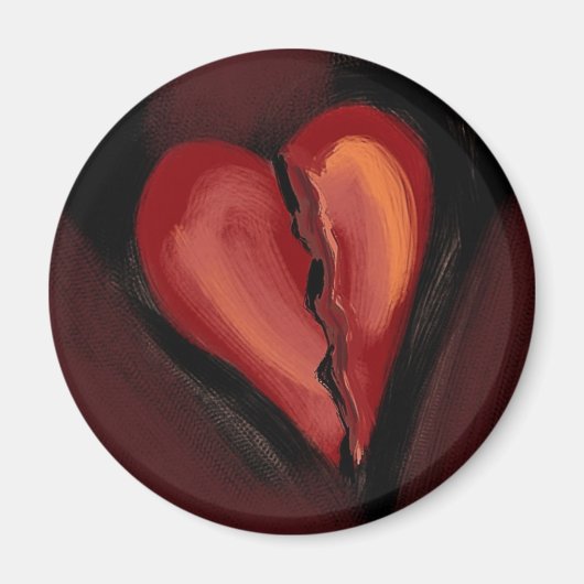Aimant Coeur brisé (Devant)