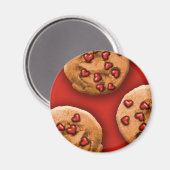 Aimant Coeur Chip Cookie (Recto/Verso)