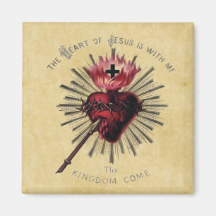 Aimant Coeur d'aimant de Jésus
