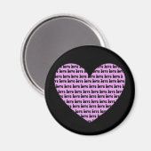 Aimant Coeur d'amour (Recto/Verso)