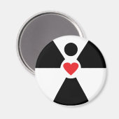 Aimant coeur d'ange radioactif (Recto/Verso)