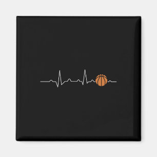 Aimant Coeur de basket-ball 1