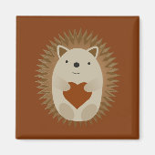 Aimant Coeur de hérisson (Devant)