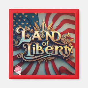 Aimant "Coeur de la liberté"