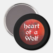 Aimant Cœur de Loup (Recto/Verso)