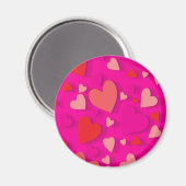 Aimant Coeur de papier décoratif 2 (Recto/Verso)