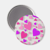 Aimant Coeur de papier décoratif 3 (Recto/Verso)