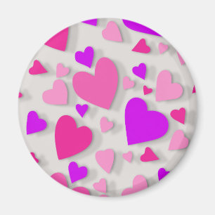 Aimant Coeur de papier décoratif 3