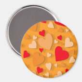 Aimant Coeur de papier décoratif 7 (Recto/Verso)