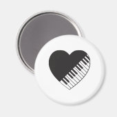 Aimant Coeur de piano (Recto/Verso)