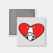 Aimant Coeur de vache (Recto/Verso)